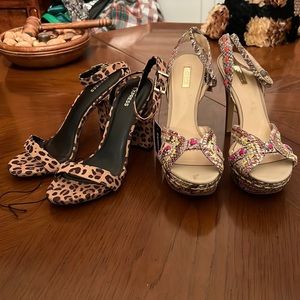 Bundle of 2 size 9 sexy heels